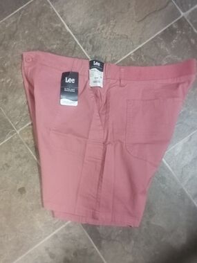 Lee Women's Pink Utility Shorts